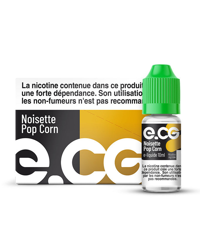E-Liquide Noisette Popcorn - e-CG Les Initiales 10ml
