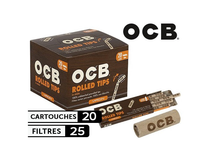 OCB Filtres Virgin Pre-Roule x20