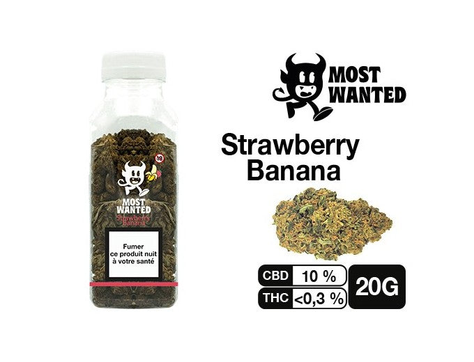 Most Wanted Strawberry Banana CBD 20g