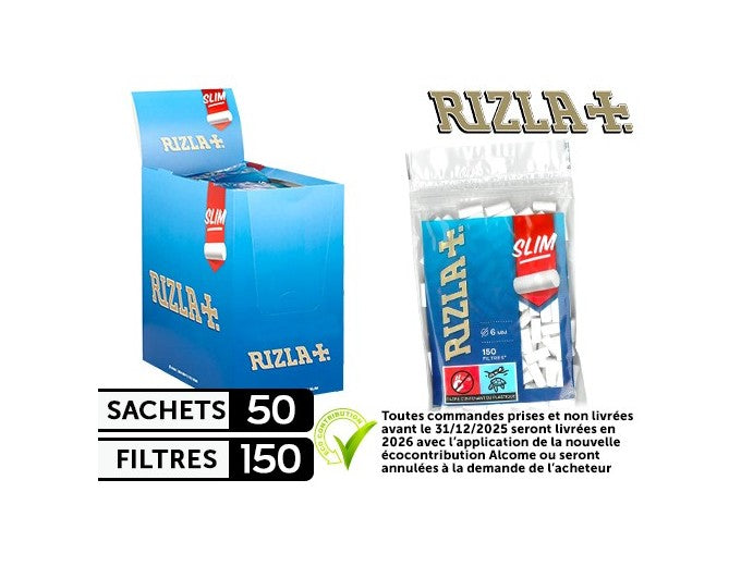 Rizla Filtres Slim 150 x50