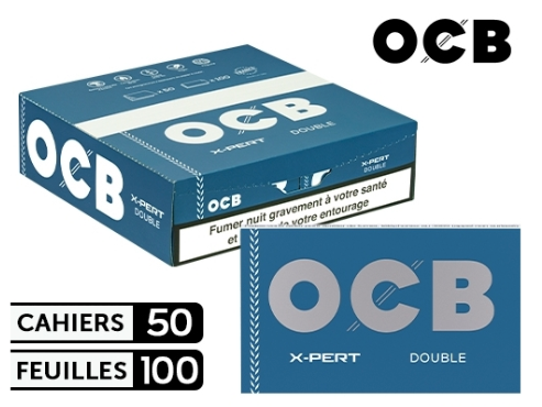 Boite de 50 cahiers de feuille OCB Court Xpert