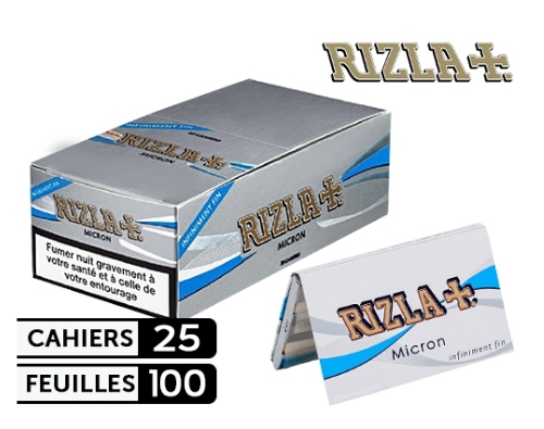 Boite de 25 Cahiers de Feuille RIZLA Micron Court x25