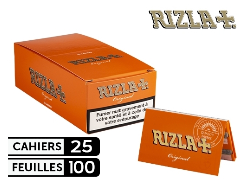 Boite de 25 Cahiers de Feuille RIZLA Original Court x25