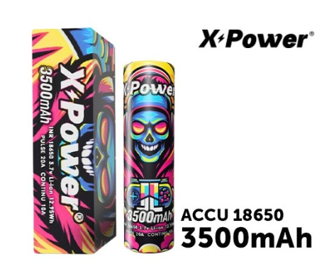 ACCUS ACCU X POWER 18650 3500 MHA 25 A   (1)