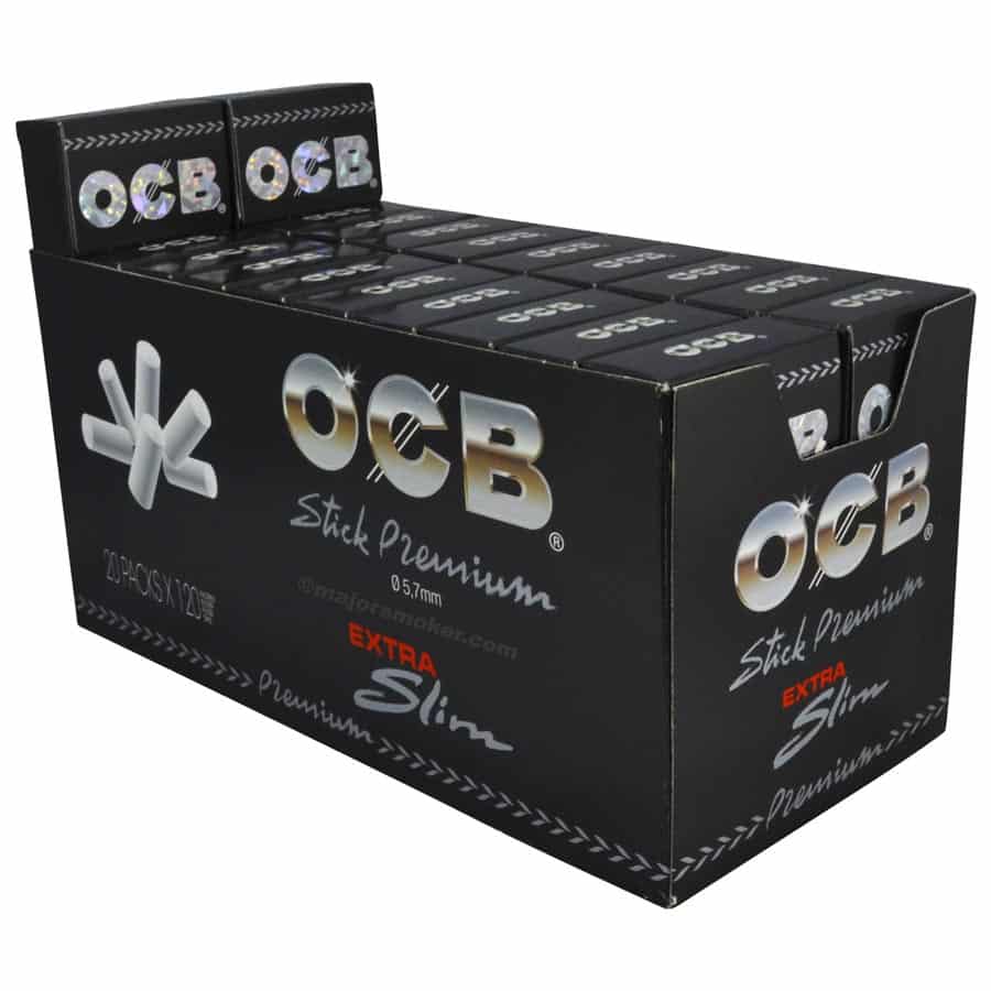 Cartouche de 20 paquets de 120 filtres en stick OCB