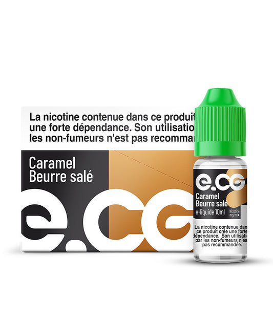 E-Liquide Caramel Beurre Salé - e-CG Les Initiales 10ml