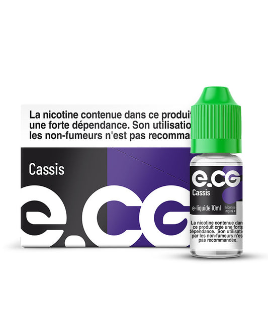 E-Liquide Cassis - e-CG Les Initiales 10ml