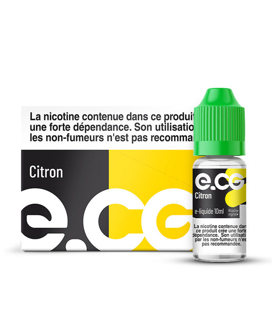 E-Liquide Citron - e-CG Les Initiales 10ml