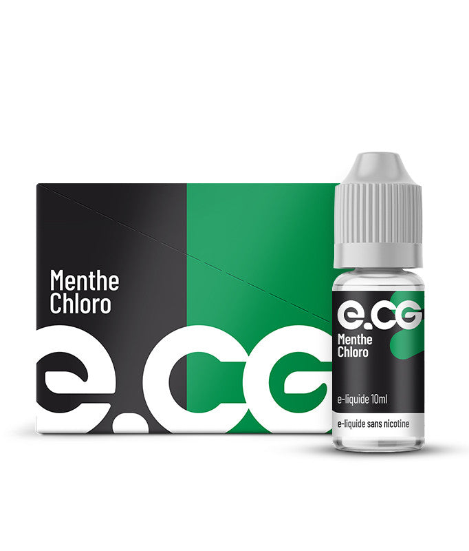 E-Liquide Menthe Chloro - e-CG Les Initiales 10ml