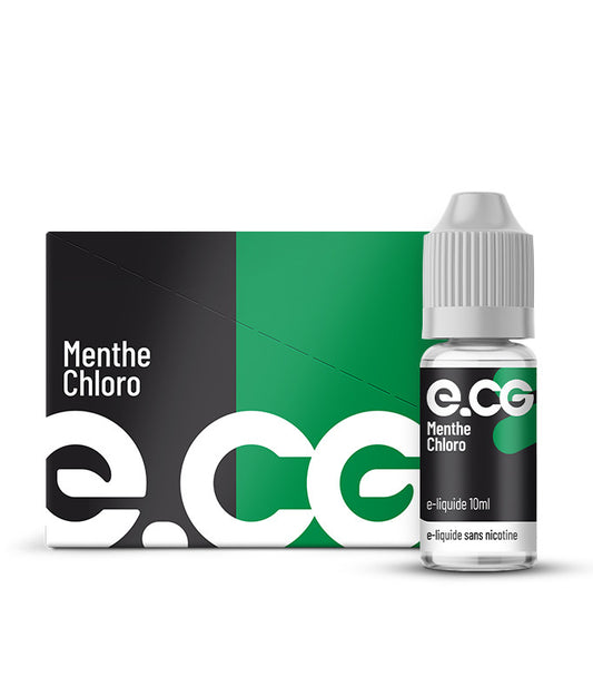 E-Liquide Menthe Chloro - e-CG Les Initiales 10ml