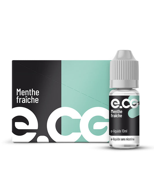 E-Liquide Menthe Fraîche - e-CG Les Initiales 10ml