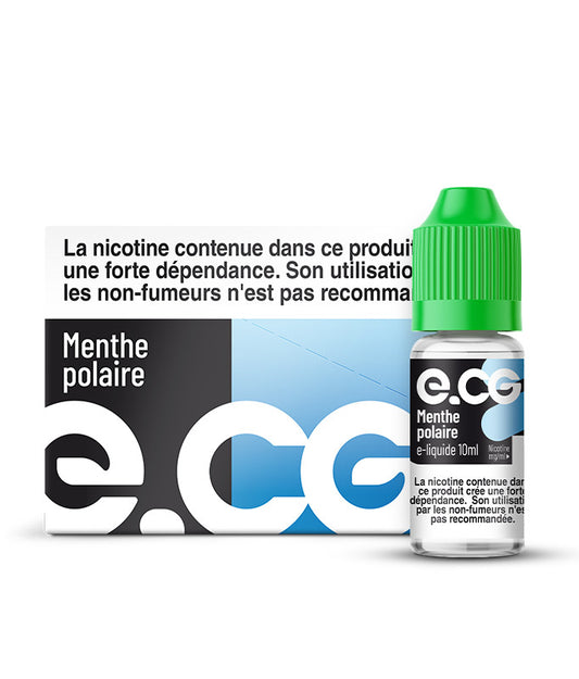E-Liquide Menthe Polaire - e-CG Les Initiales 10ml