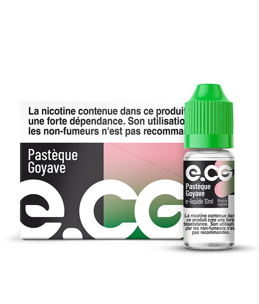 E-Liquide Pastèque Goyave - e-CG Les Initiales 10ml