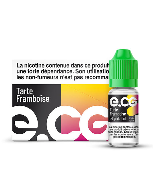 E-Liquide Tarte Framboise - e-CG Les Initiales 10ml