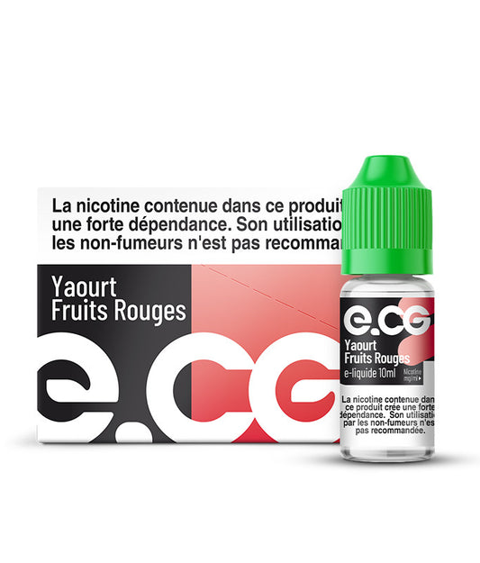E-Liquide Yaourt Fruits Rouges - e-CG Les Initiales 10ml
