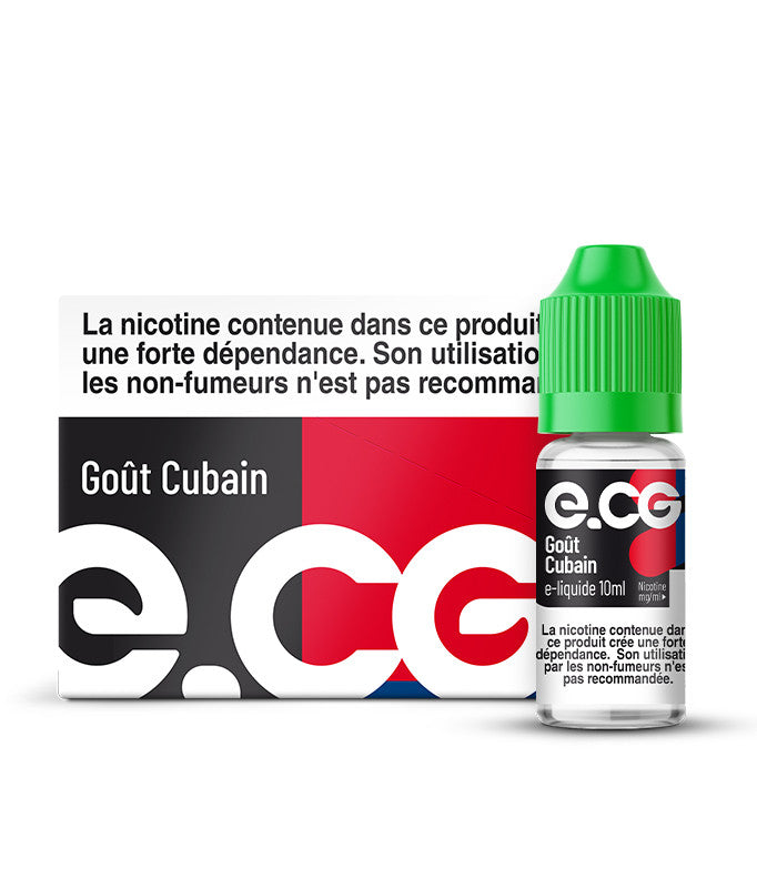 E-Liquide Goût Cubain - e-CG Les Initiales 10ml