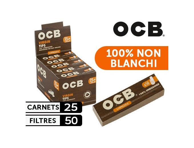 OCB Filtres Carton Virgin x25