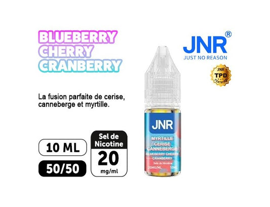 JNR E-Liquide Cerise Myrtille Cranberry