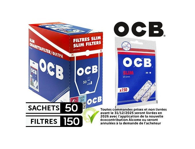 OCB Filtres Slim 150 x50