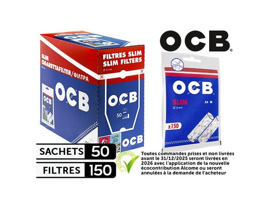 OCB Filtres Slim 150 x50