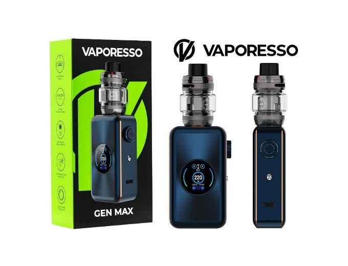 VAPORESSO Gen Max (Accus non fournis) Bleu electrique