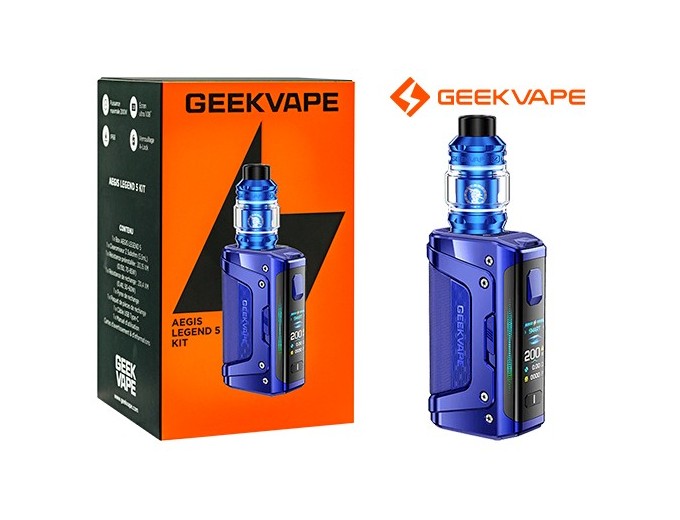 GEEK VAP Legend 5 ( accus non fourrnis) Bleu