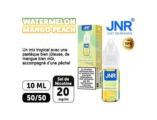 JNR E-Liquide Mangue Pasteque Peche
