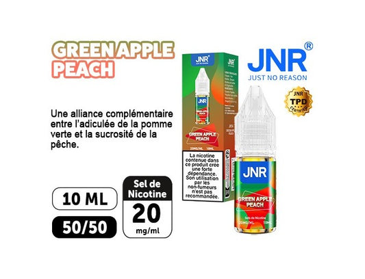 JNR E-Liquide Peche Pomme Verte