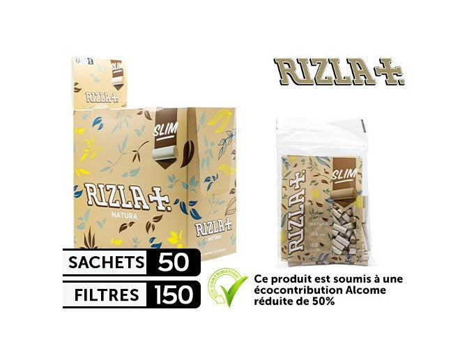 Rizla Filtres Slim Biodegradable x50