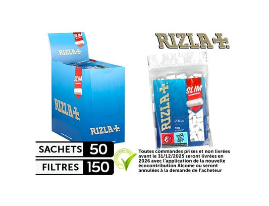 Rizla Filtres Slim 150 x50